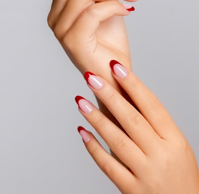 RED XPRESS TIPS - SHORT ALMOND