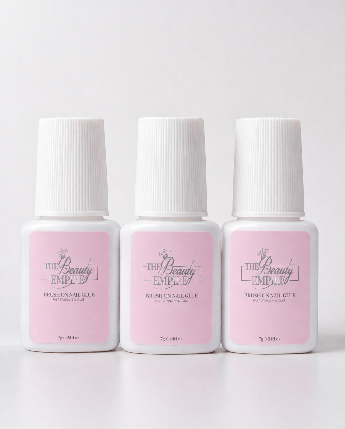 BRUSH ON NAIL GLUE (3pck)