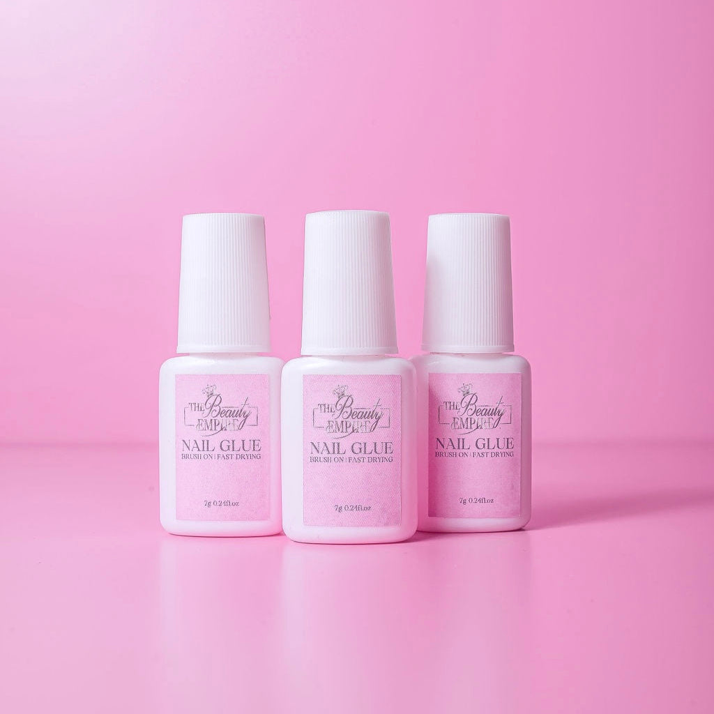 BRUSH ON NAIL GLUE (3pck)
