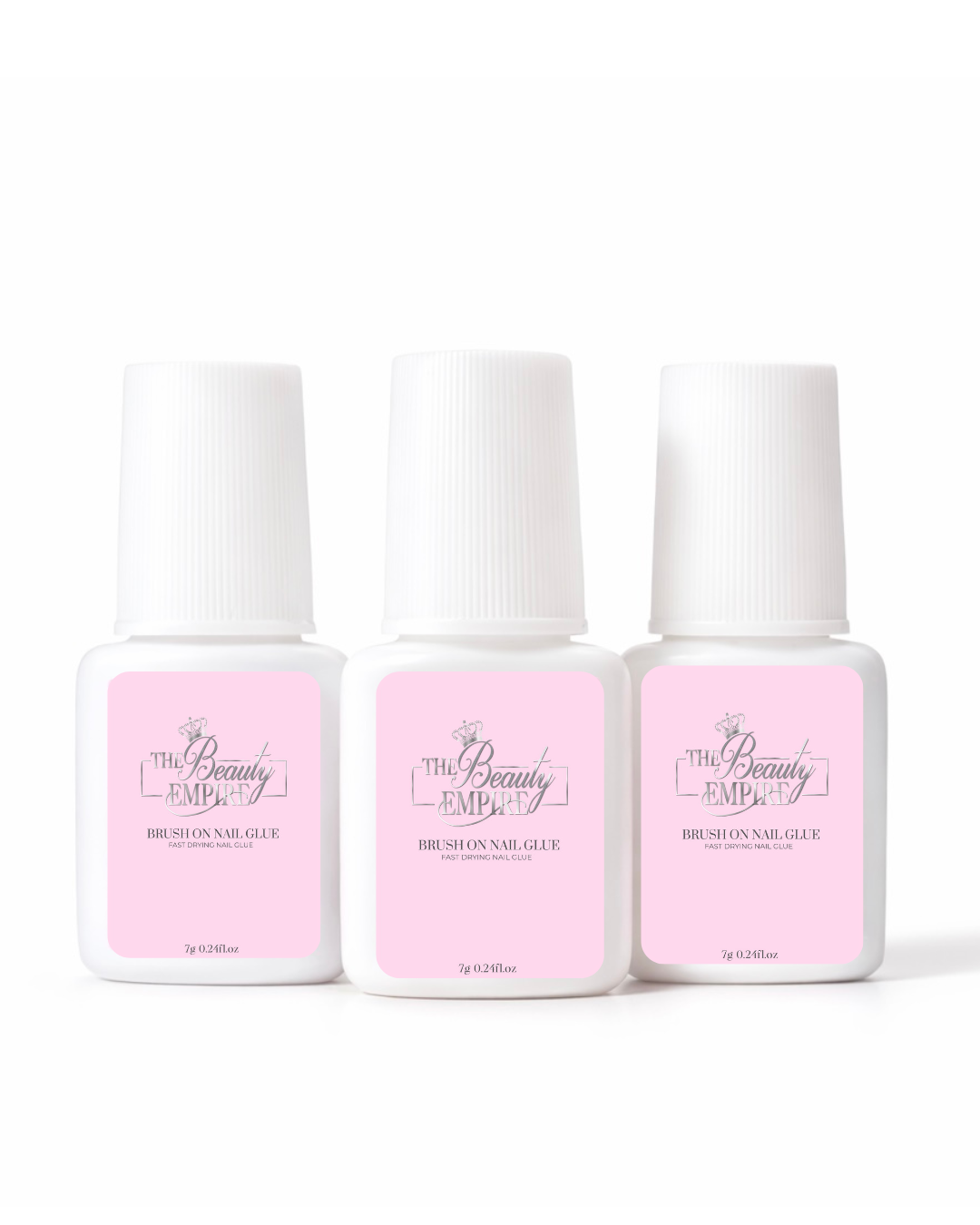 BRUSH ON NAIL GLUE (3pck)