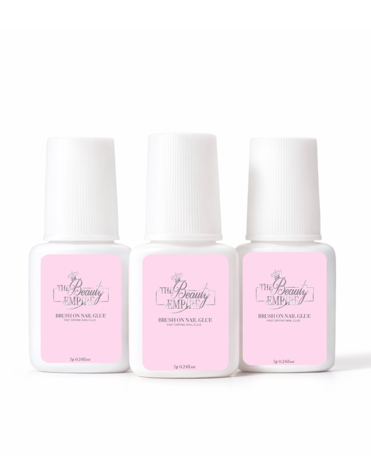 BRUSH ON NAIL GLUE (3pck)